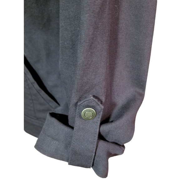 Christopher Banks Womens Roll Tab Long Sleeve Brown Button Up Jacket Sz Small - Picture 8 of 13